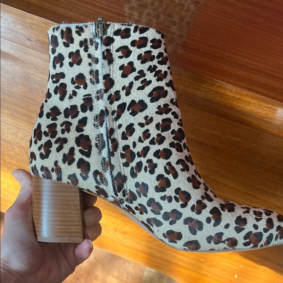 Worn once Able Leopard Print leather Ankle Boots - Picture 5 of 15